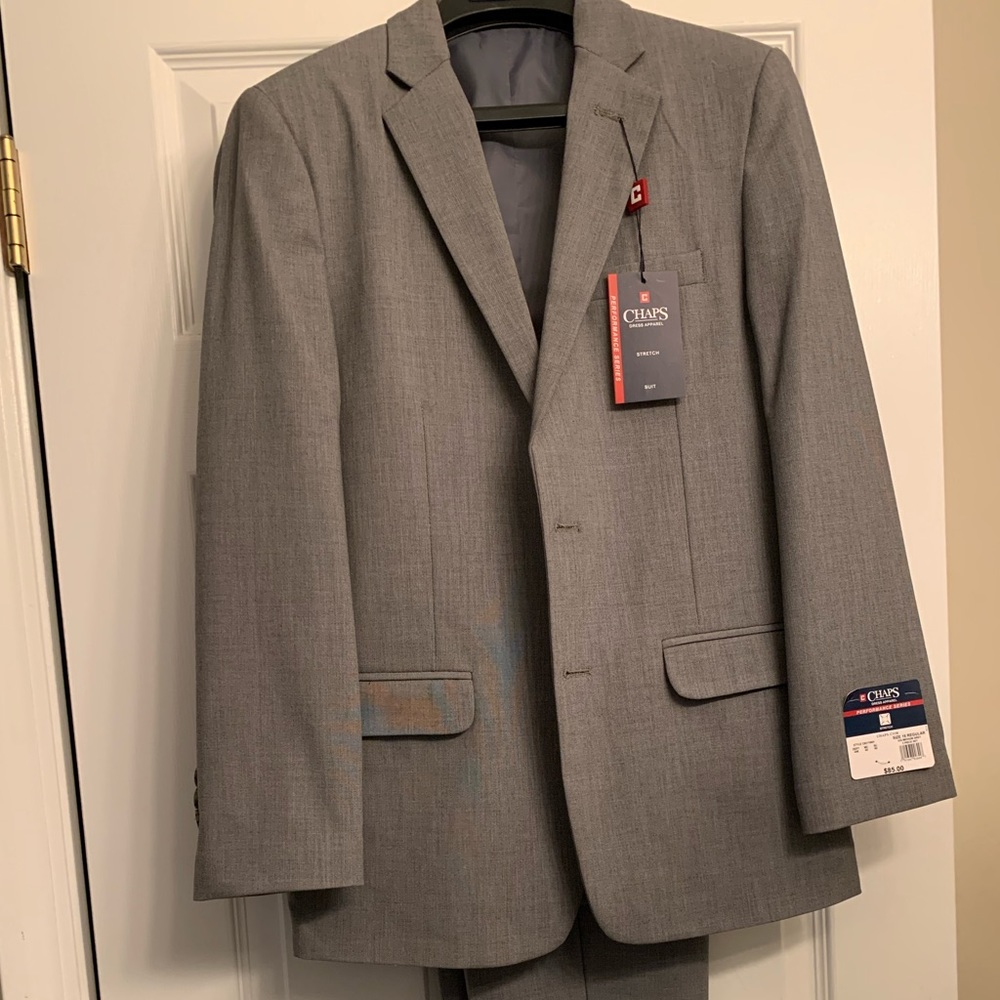 Gray Ralph Lauren Chaps boys 2 piece suit
